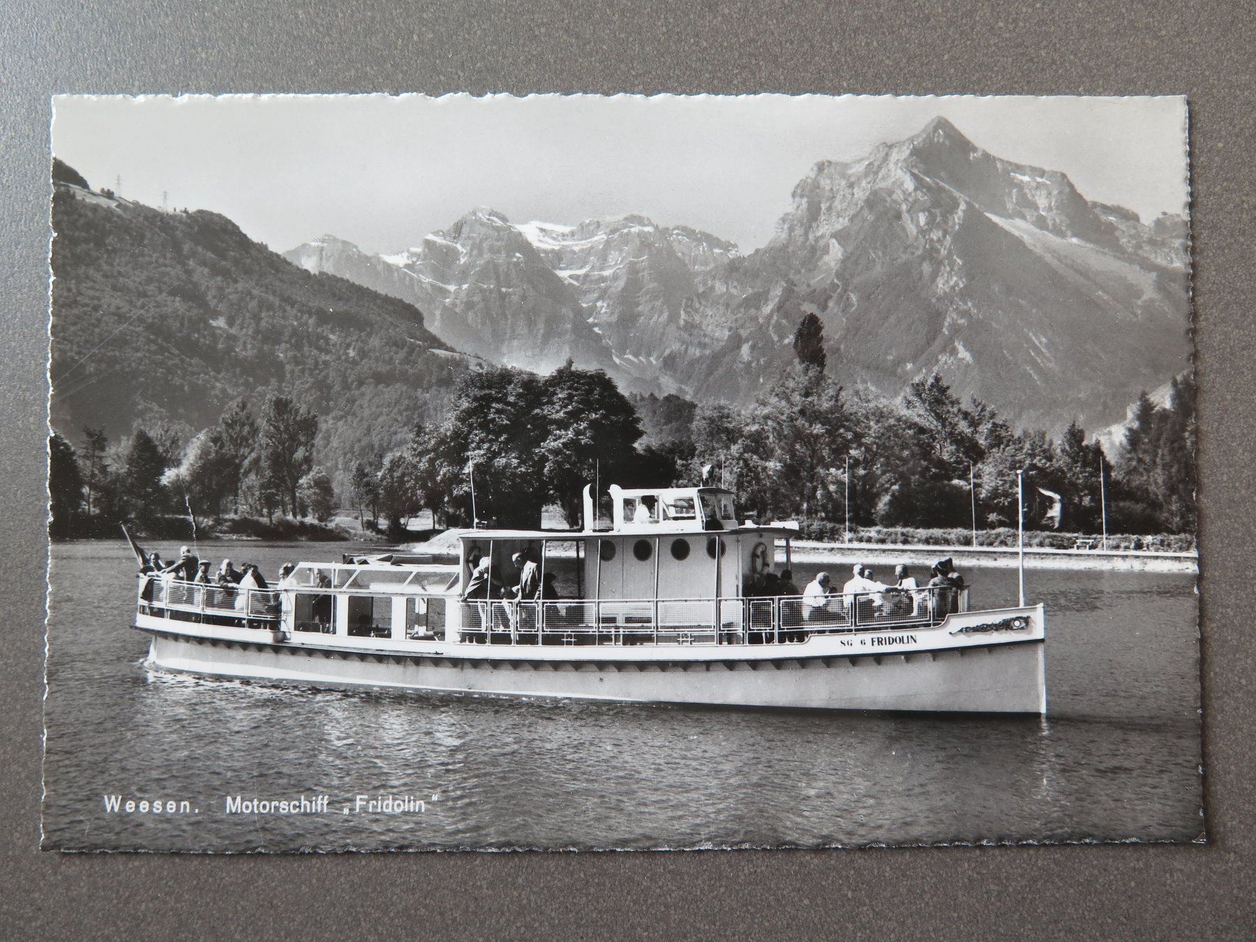 Cartes postales: WEESEN - MOTORSCHIFF "FRIDOLIN" – D'occasion à Wittenbach par lipasal