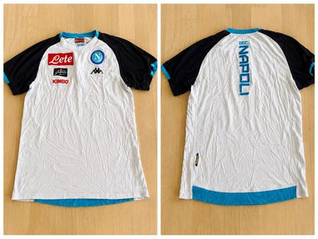 SSC Napoli Kappa Kombat Trainingsshirt / Trikot Weiss – XL