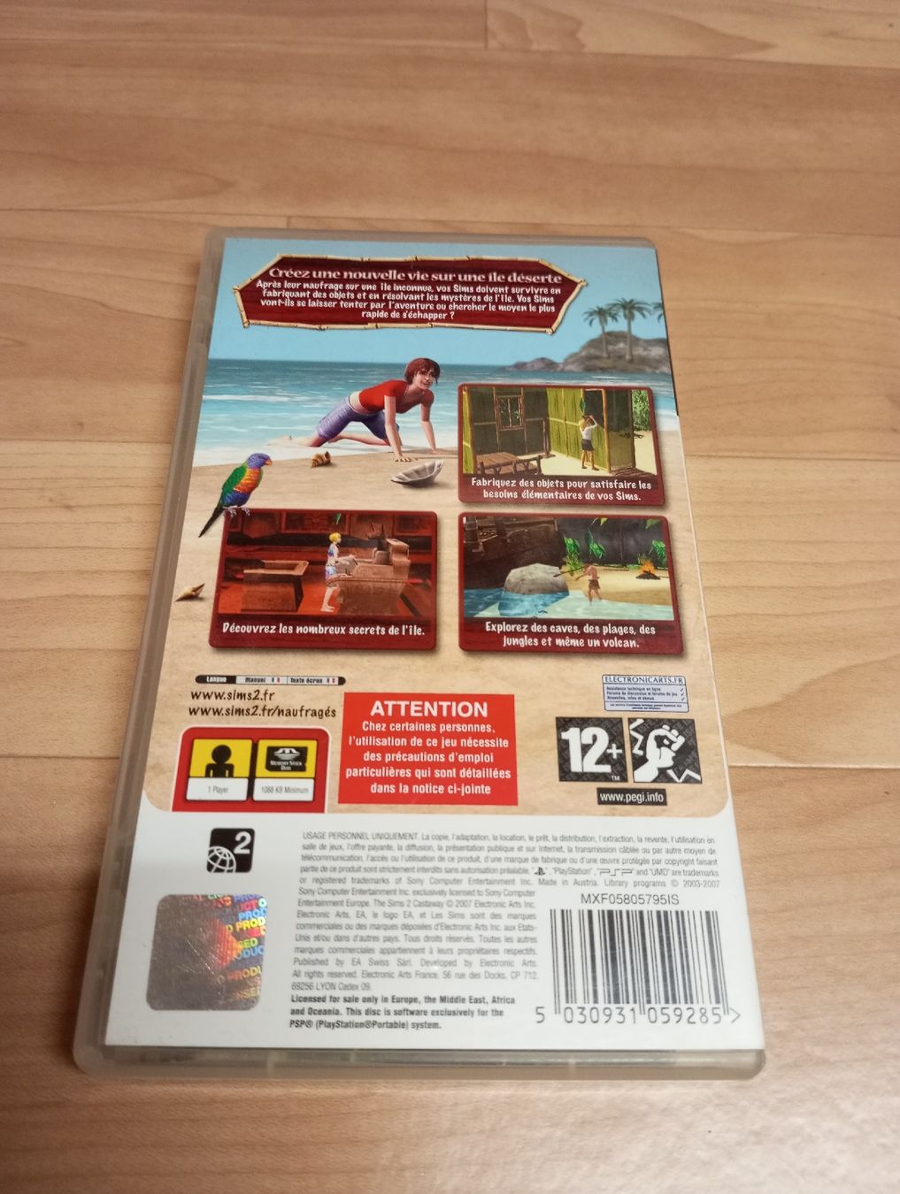 Sony Giochi: Les Sims 2 Naufragés PSP – Usato da Cottens FR venduto da magnius01 2