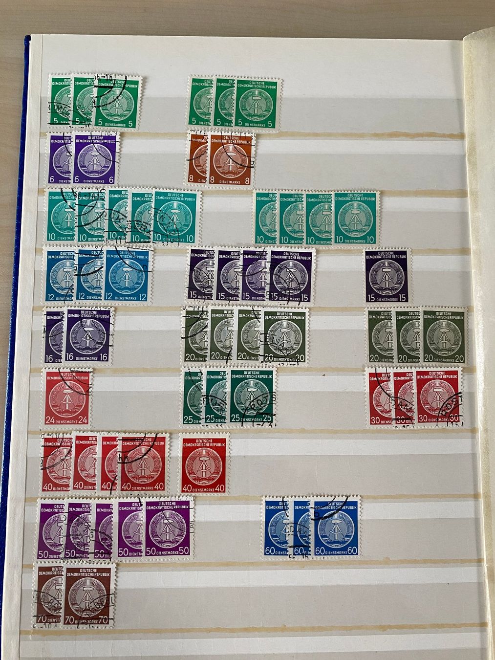 Alle Briefmarken: DDR Sammlung – Gebraucht aus Luterbach von dorohase 4