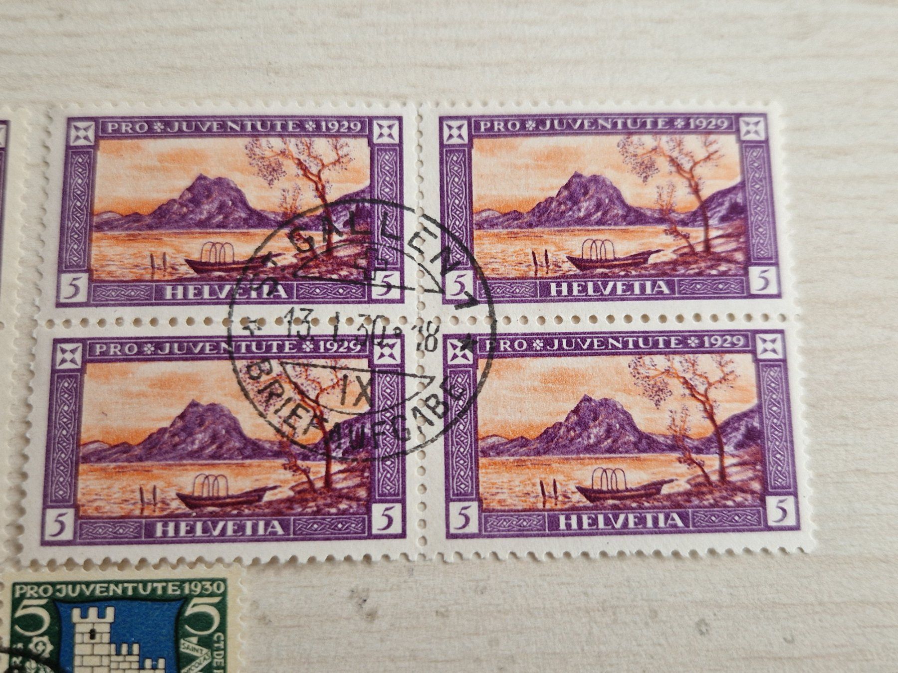 Tutti i francobolli: PJ 4er Blöcke, 1929/30/31, ab 1.- – Usato da Burgdorf venduto da Glossy01 3