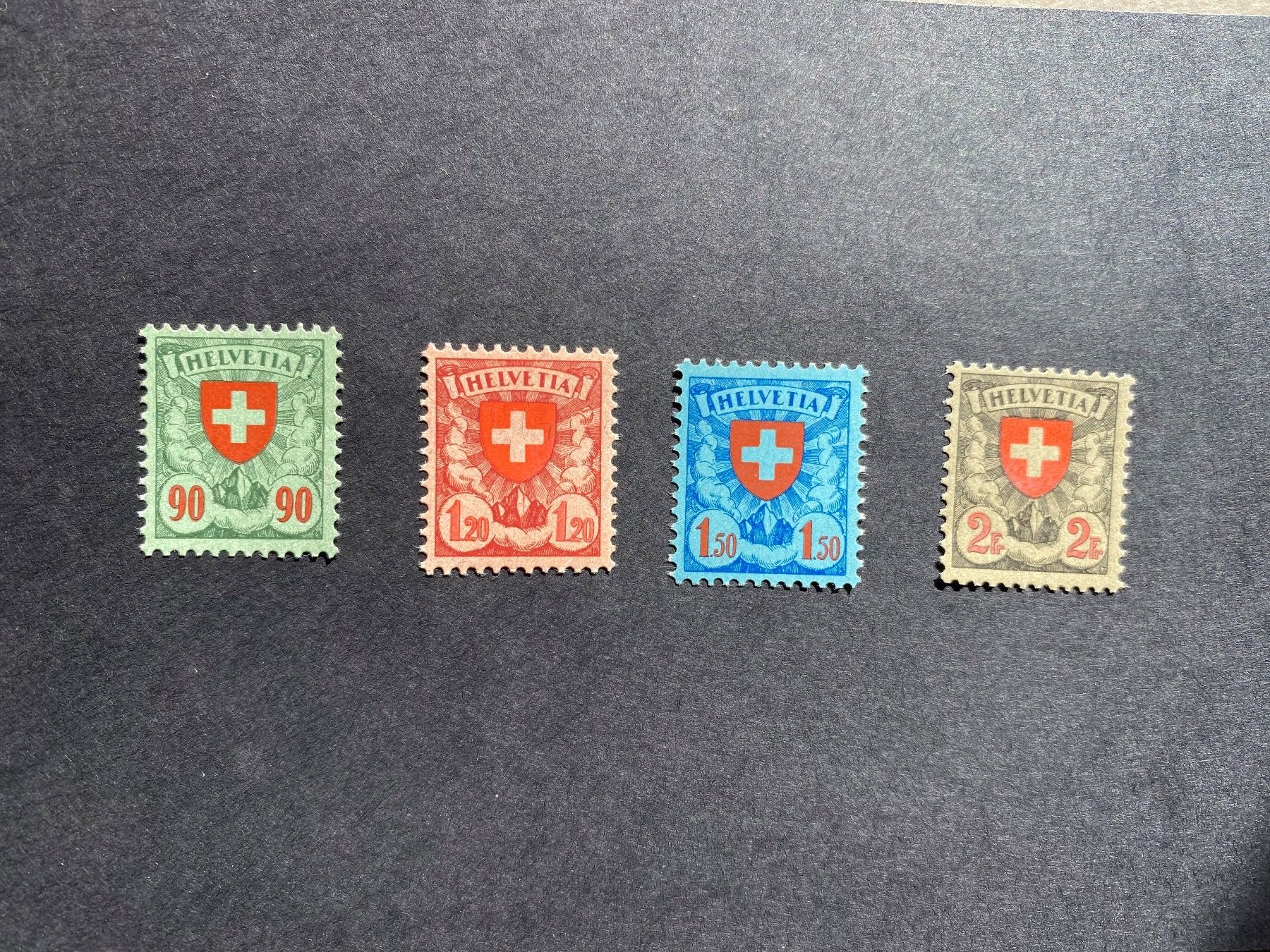 Tutti i francobolli: 163 - 166, postfrisch – Usato da Aarau venduto da hilde47