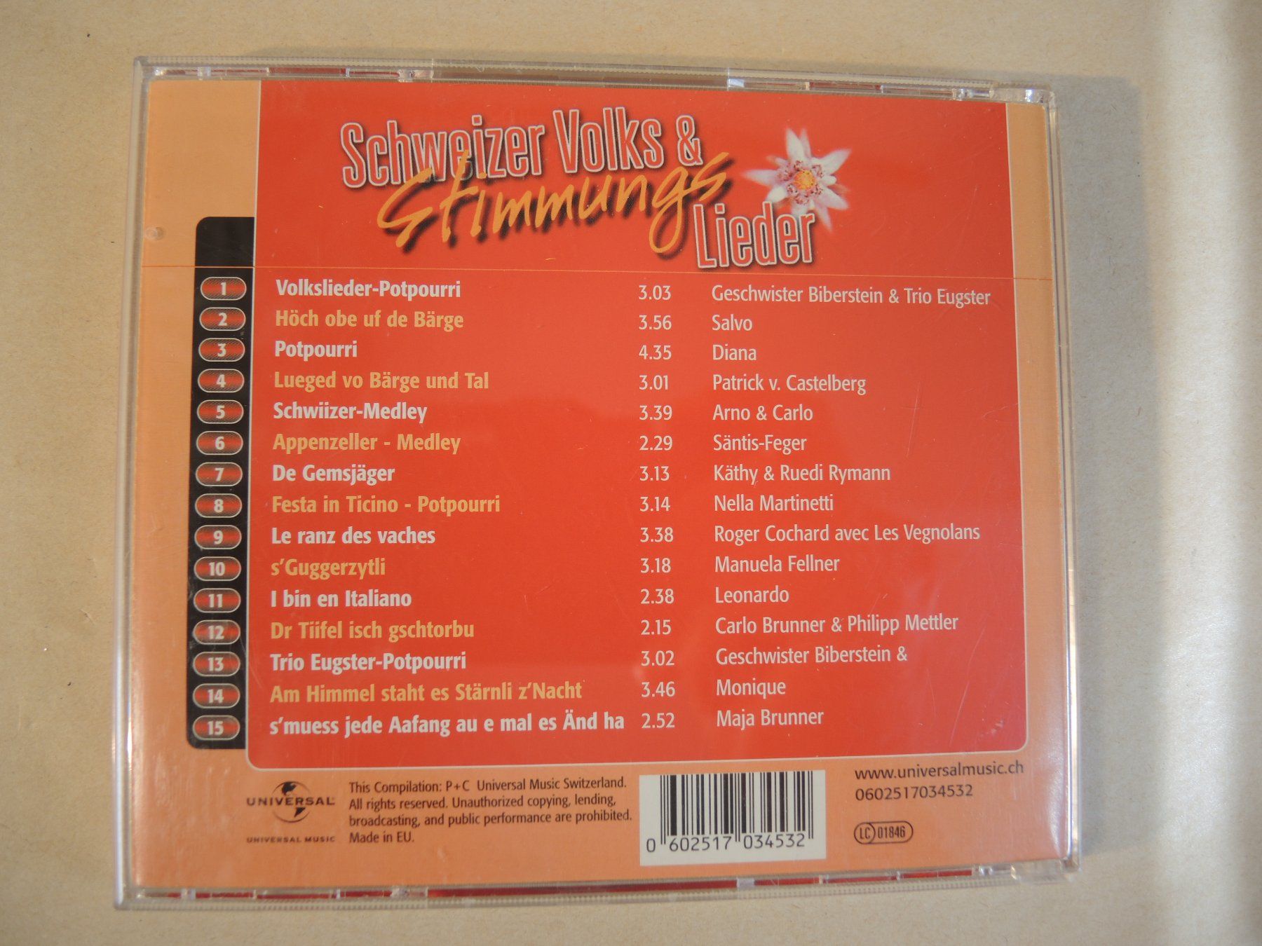 CDs: Schweizer Volks- & Stimmungslieder CD – Gebraucht aus Rorschach von maeck8 3