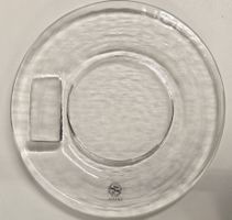 Glasteller mit Ablage Glasi Hergiswil