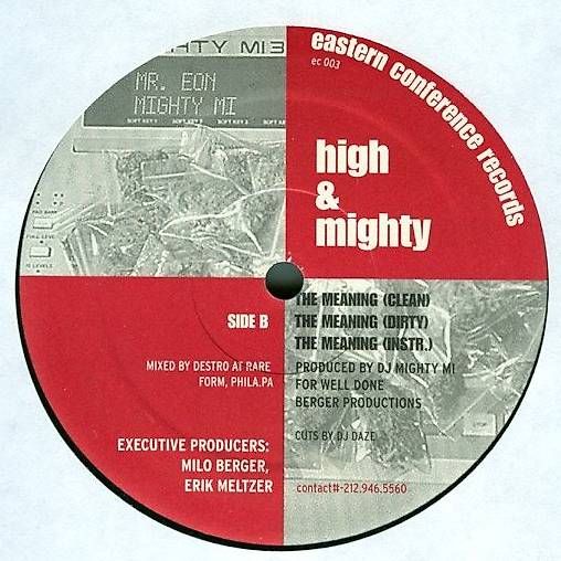 Dischi in vinile: High & Mighty "Open Mic Night / The Meaning" 12" – Usato da Biel/Bienne venduto da sli_679k 1