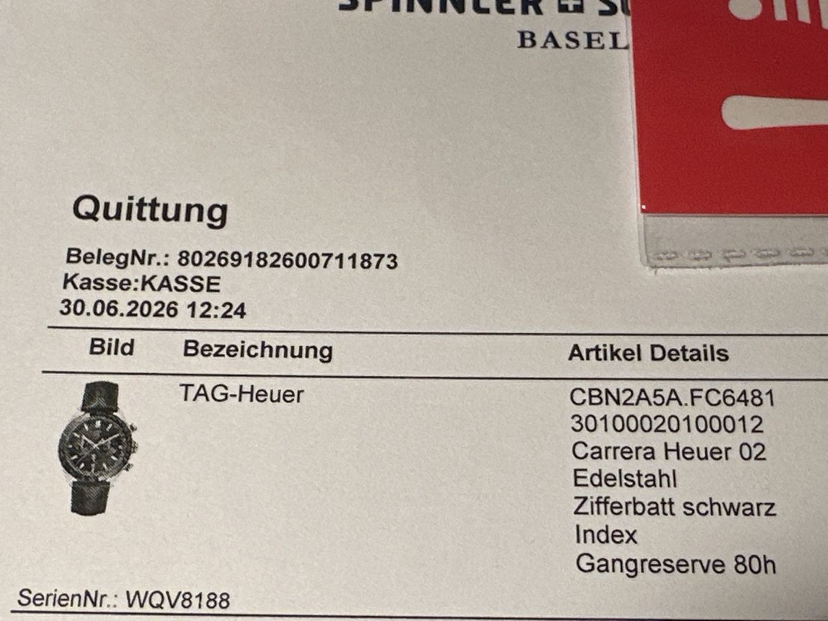 Tag Heuer Uhren: TAG-Heuer CBN2A5A.FC6481  – Neu (gemäss Beschreibung) aus Bottmingen von CaptainHellfire74 5