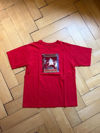 PRESSURE - T-Shirt rot mit Print M