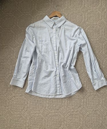 Striped Cotton Blend Shirt