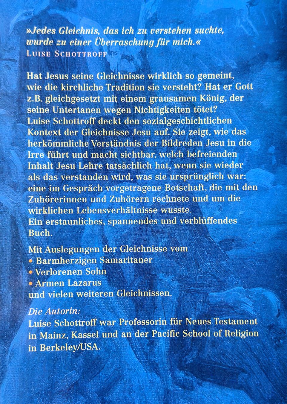 Libri: Die Gleichnisse Jesu – Usato da Buchs AG venduto da Lady-Britty 2