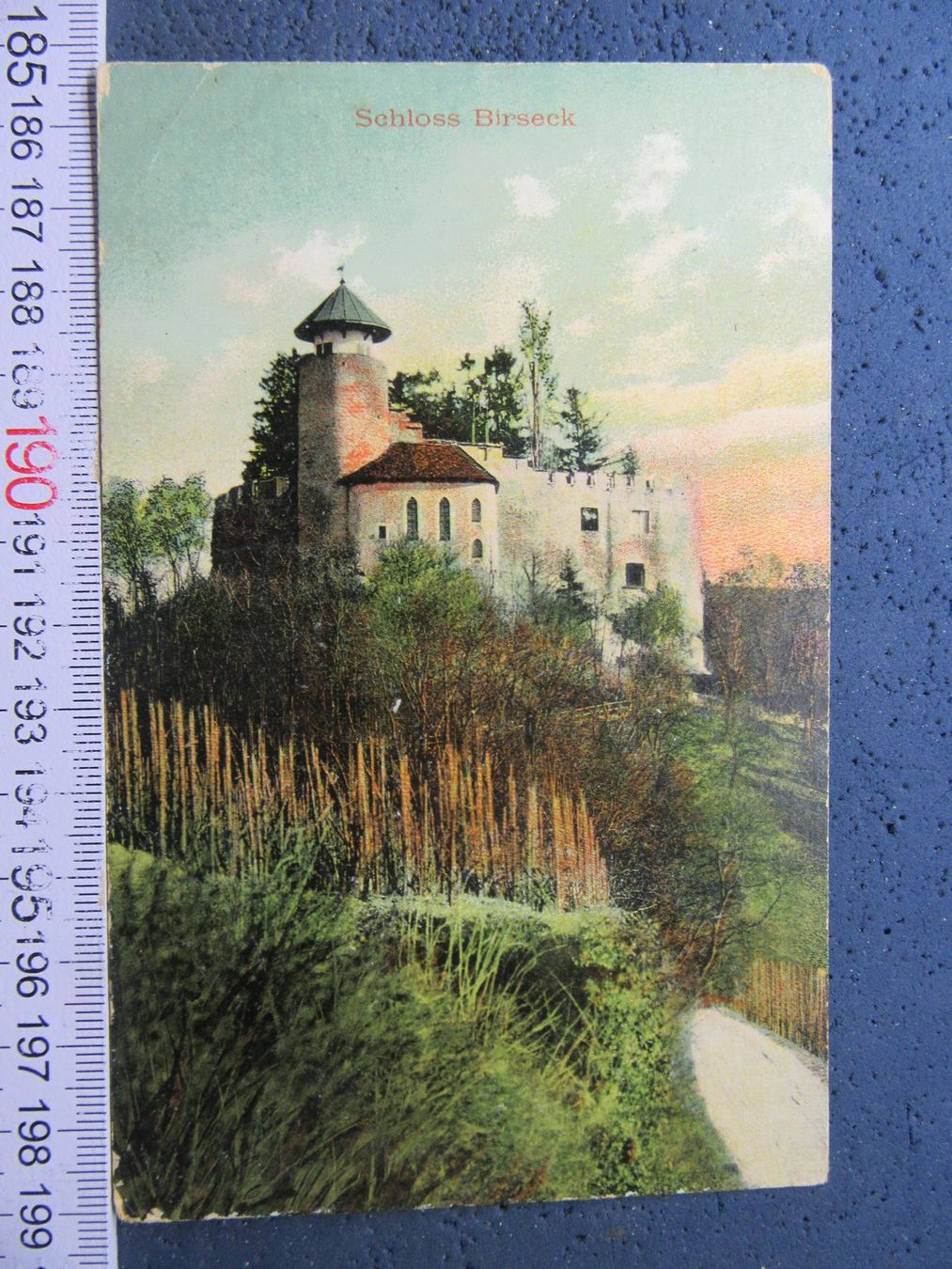 Cartoline postali: SCHLOSS BIRSECK 1907 ARLESHEIM BUG – Usato da Ettingen venduto da Hausi4711