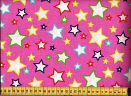 Baumwollstoff pink 45 x 160 cm