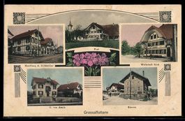 AK Grossaffoltern, Gasthaus Dick, Handlung von A. Hofstetter