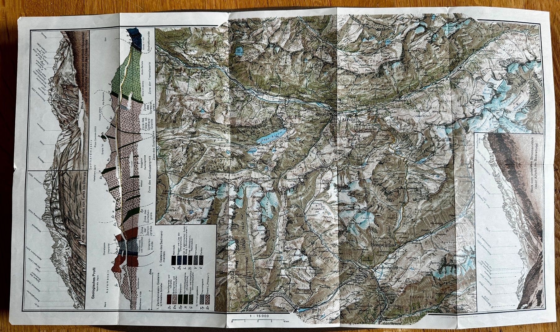 Cartine & Atlanti: Schweizerische Alpenposten: St. Gotthard Poststrasse. – Usato da Zürich venduto da allp 5