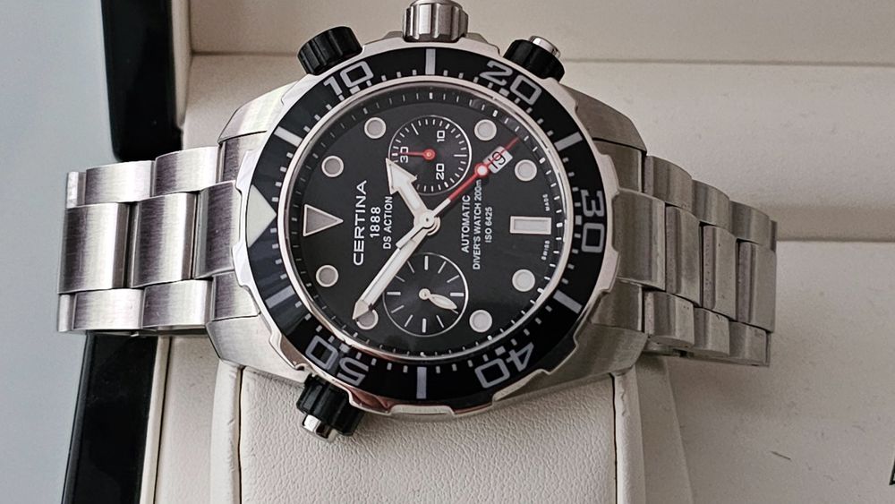 Ds action diver chronograph on sale automatic