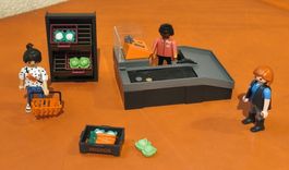 Playmobil Migros Laden Kasse mit Zubehör gebraucht
