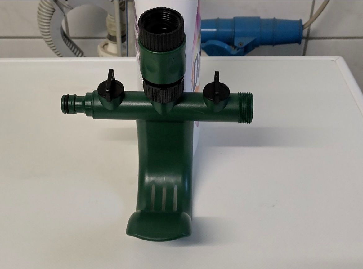 Tubi & Tubi flessibili: Wasserverteiler 3 in 1 mit Schlauchhalter – Nuovo (secondo la descrizione) da Heerbrugg venduto da ProBau-Liq 5