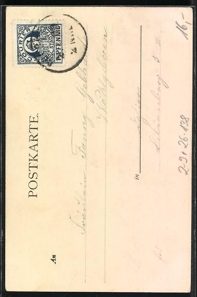 Cartoline postali: Franz Doubek: Münchner Kindl als Künst – Usato da Berlin venduto da bartko-reher 1