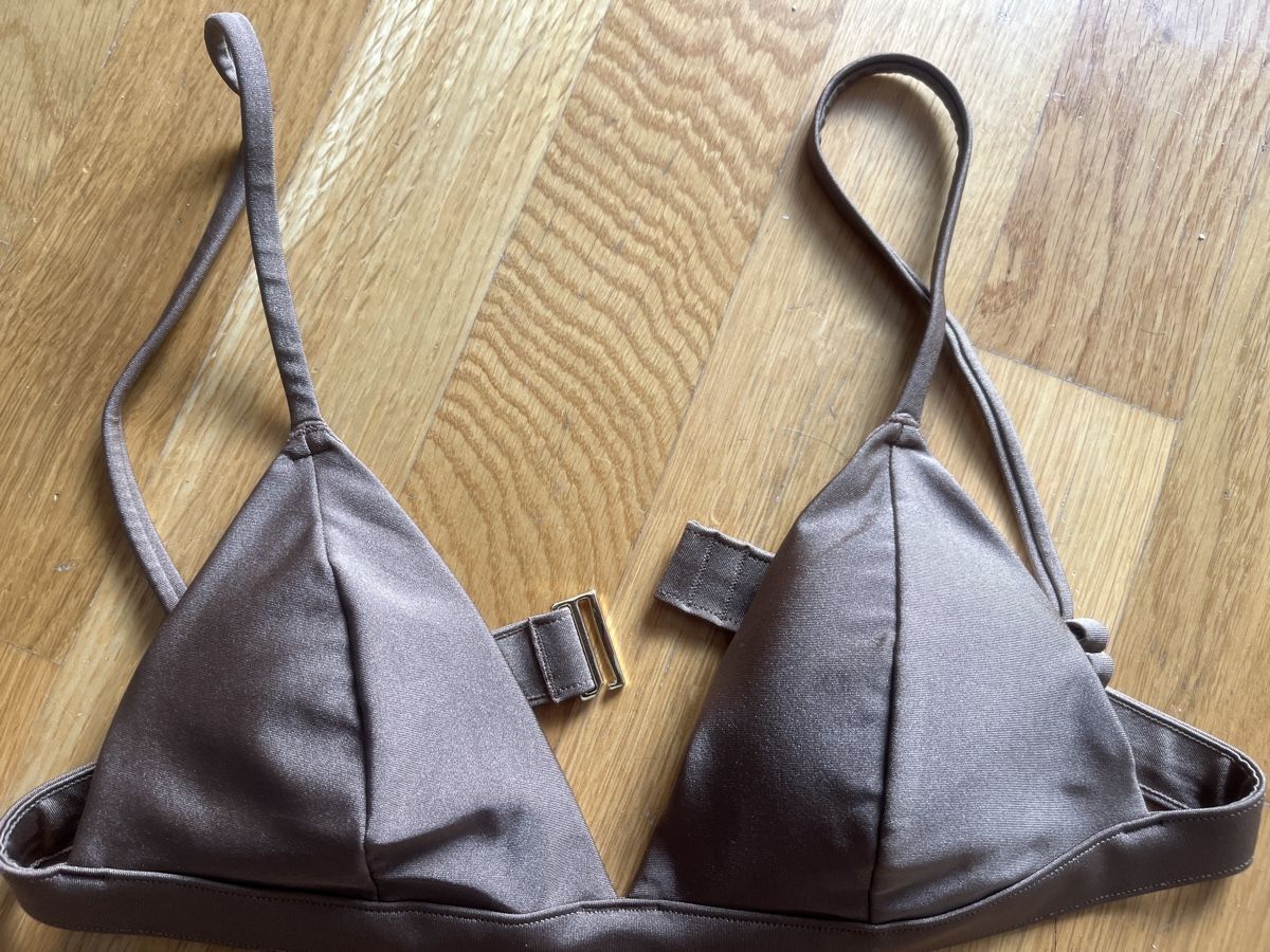 Badekleider & Bikinis: Edles Bikini Oberteil 75/70 A/B Gold Braun – Gebraucht aus Zürich von kleinesgrau