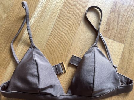 Edles Bikini Oberteil 75/70 A/B Gold Braun