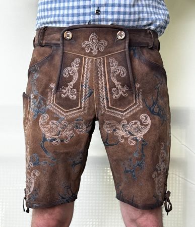 Neu: Edle Oktoberfest-Lederhose von Krüger Buam, Gr. 34/52
