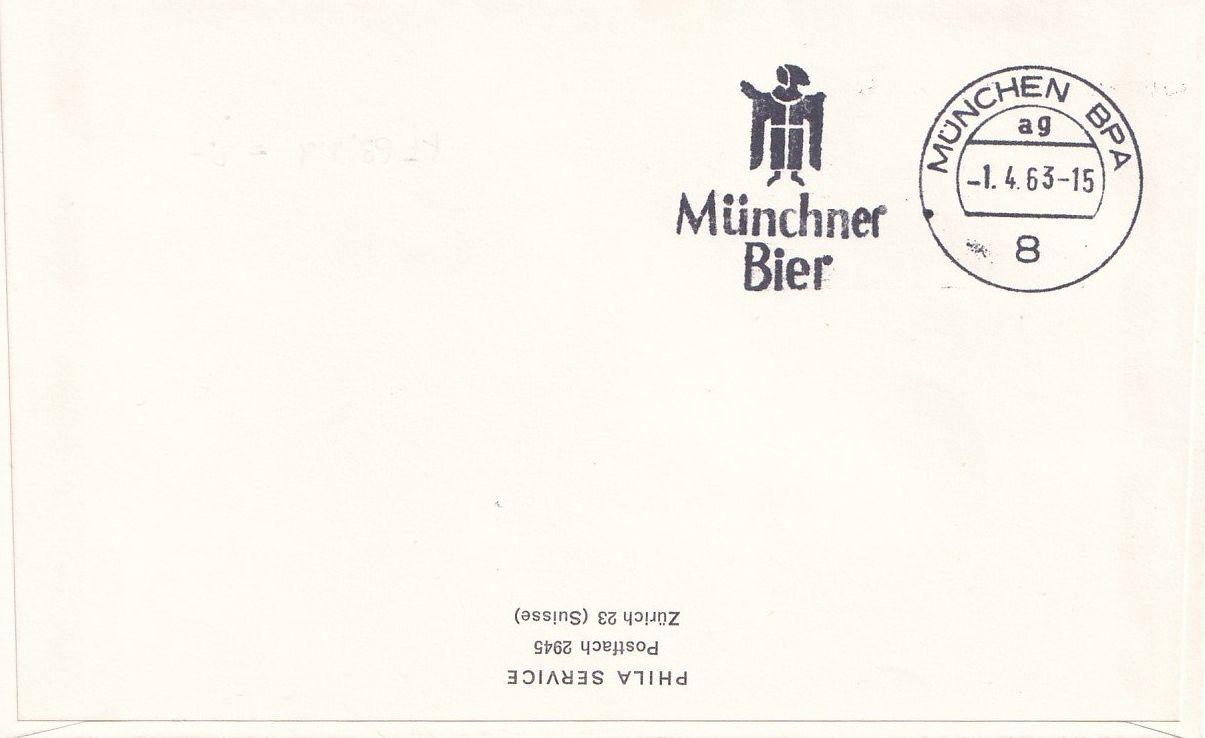 Tutti i francobolli: Erstflug TAP Genf - München 1963 – Usato da Baar venduto da Asmara111 1