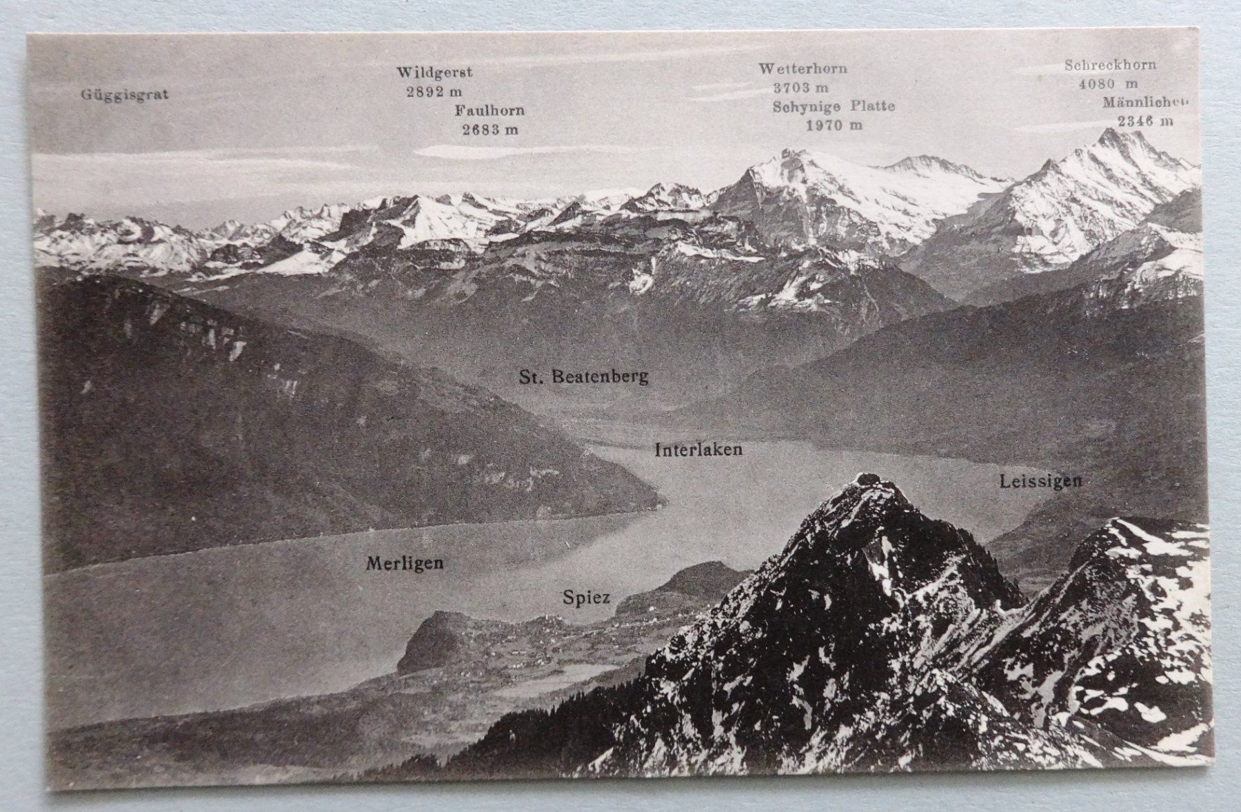 Cartoline postali: Stockhorn-Pan. 1 – Usato da Fétigny venduto da Billy2miny