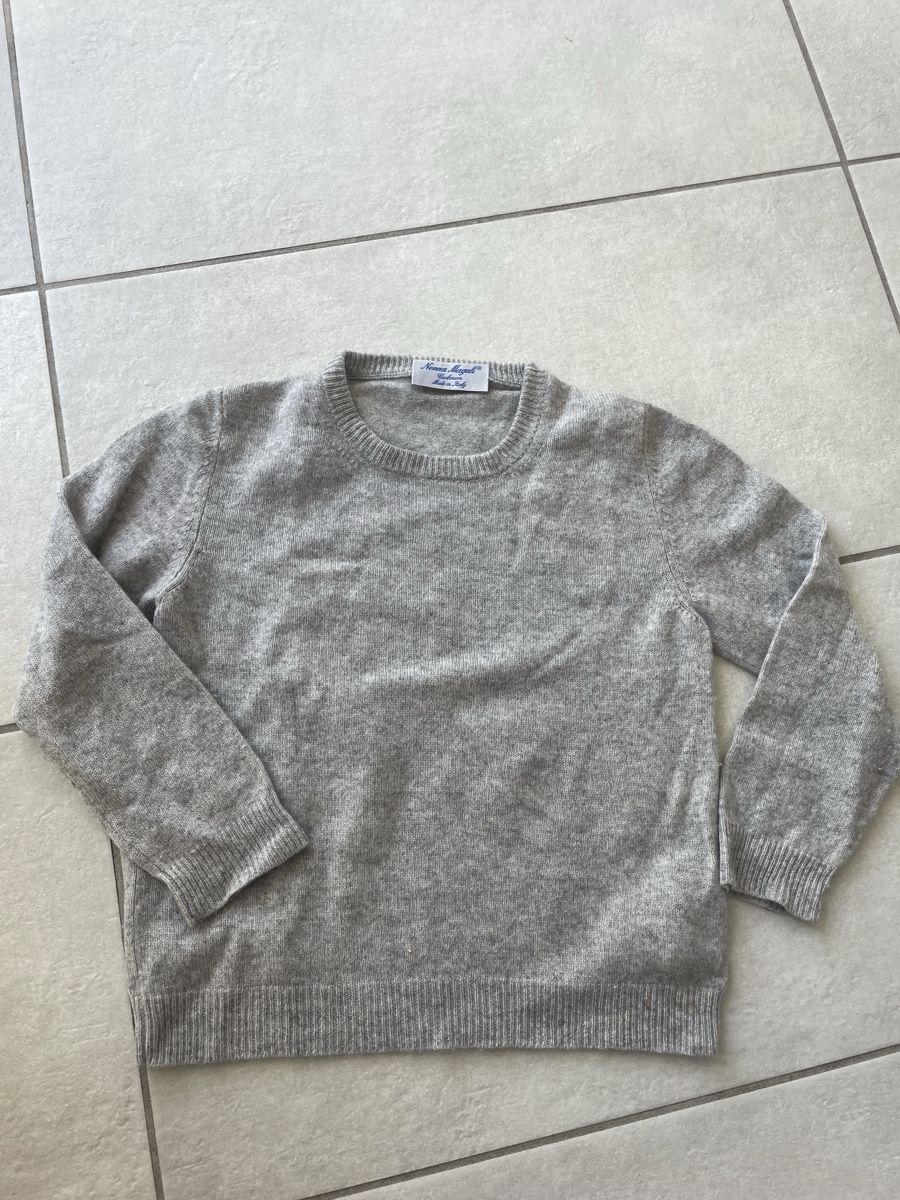Maglioni & Felpe: Nonna Magali Kaschmir Pullover grau Groesse 6 Neu – Usato da sonvico venduto da Ptequila