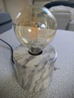 Markslöjd marble-look table lamp (E27) — mint condition