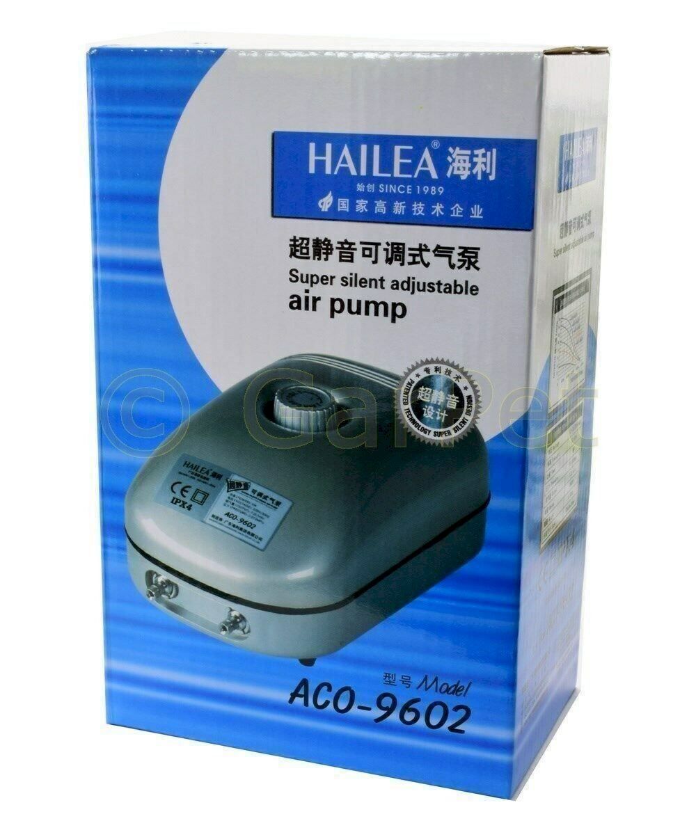 Pumpen: Hailea ACO-9602 Aquarium Teich Luftpumpe – Neu und originalverpackt aus Bottighofen von zaap 1