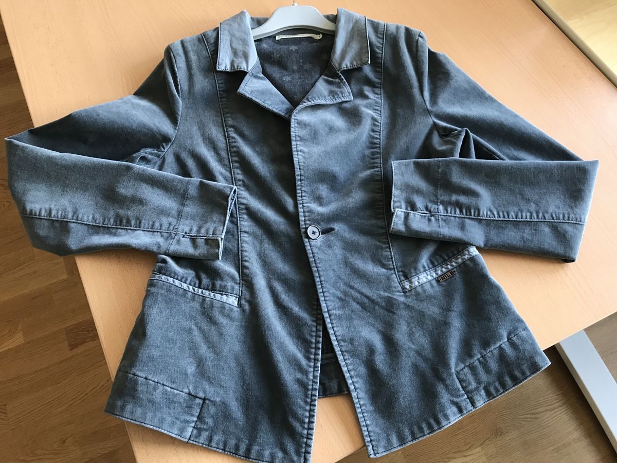 Nile Jacken: Veste Nile Atelier, gris bleu, taille S, coton – Gebraucht aus Morges von sandy069 3
