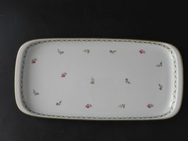 Cake- Kuchenplatte mit Streublumen Dekor von Langenthal 1970
