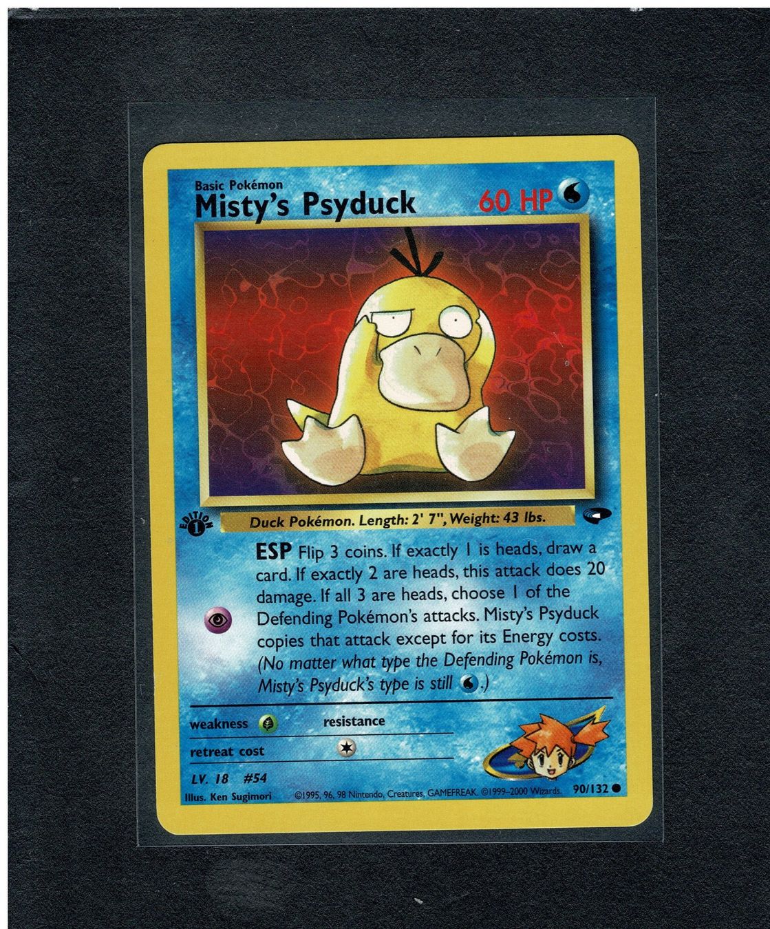 Pokémon Sammelbilder & Trading cards: Misty's Psyduck - 1st Gym Challenge – Gebraucht aus Giubiasco von rude01