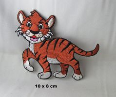 TIGER - Aufnäher - Aufbügler - Stickerei - 10x8cm