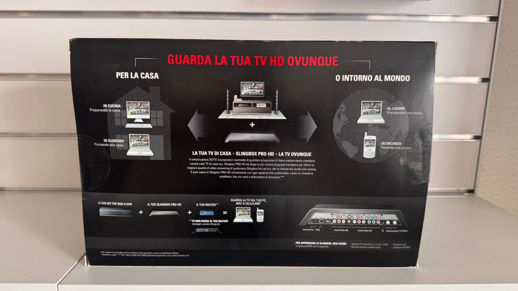 Lettore multimediale & Streamer: Sling Media SlingBox PRO-HD - Digital Media Streamer Box – Nuovo (secondo la descrizione) da Dietlikon venduto da SAT-SWISS 1