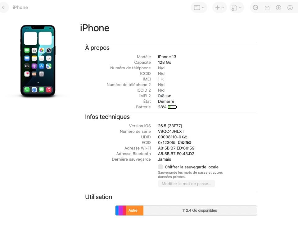 Apple Telefoni cellulari / Smartphones: iPhone 13 128 GB - Deep Blue – Usato da La Tour-de-Peilz venduto da Solliard_IT_Solution 4