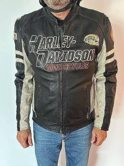Jacken: Original Harley Davidson Sommer Leder-Jacke – Gebraucht aus Wallisellen von Danro