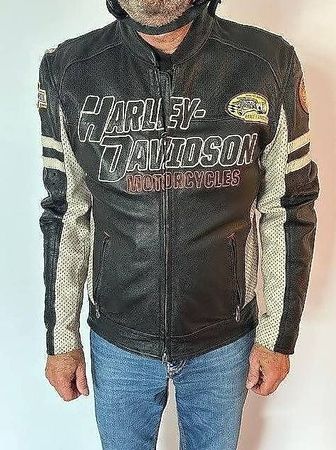 Original Harley Davidson Sommer Leder-Jacke