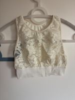 Brassière femme en dentelle crème, taille 36
