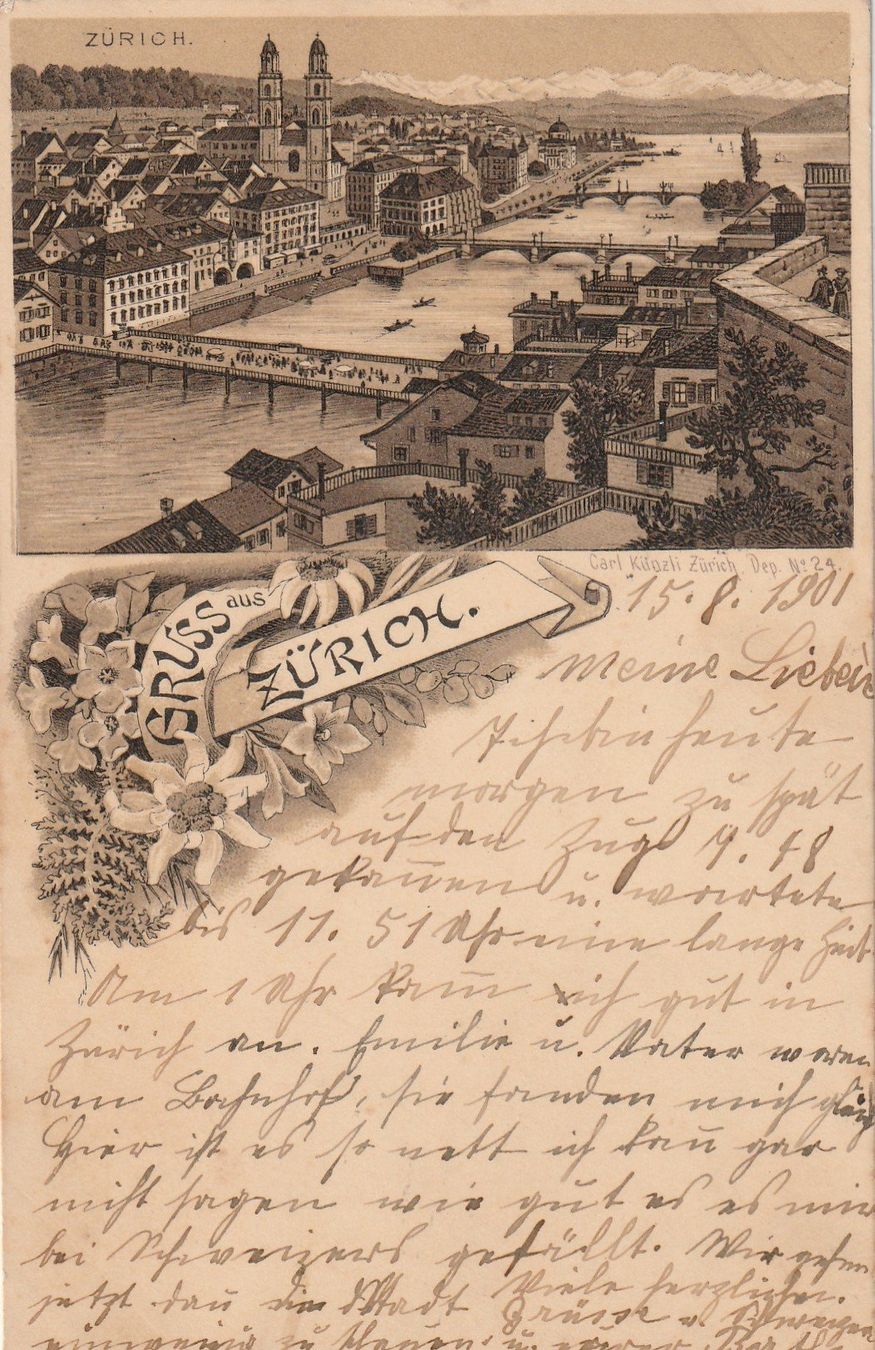 Cartoline postali: Zürich Litho – Usato da Rorschacherberg venduto da fratovi2