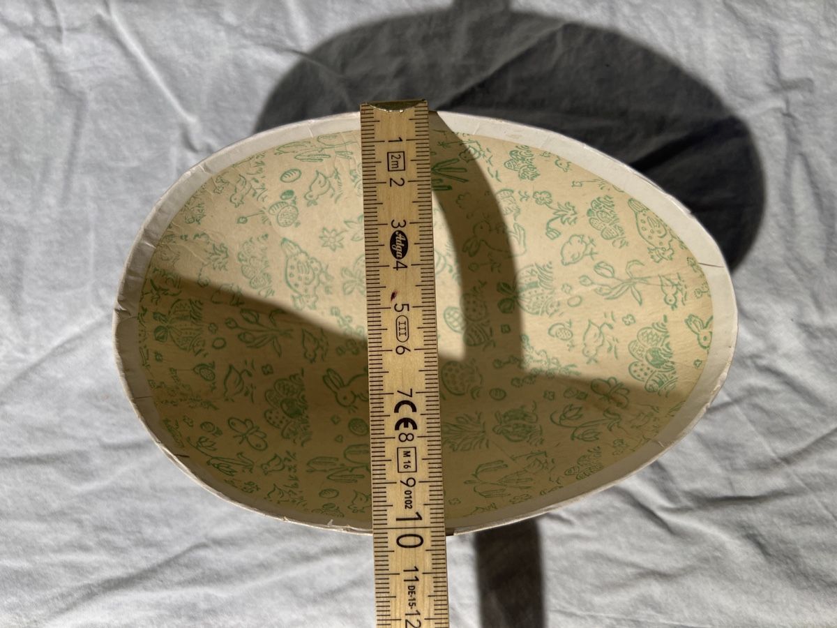 Tutte le decorazioni: Kleines Osterei aus Karton💛 – Usato da Richterswil venduto da elissecondhand 6