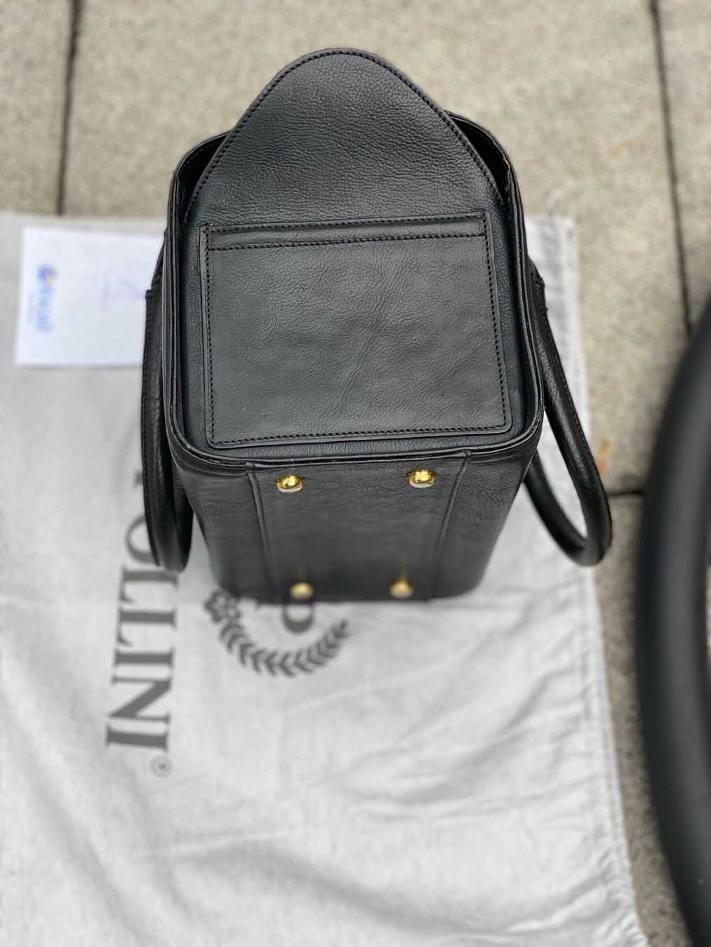 Borse da donna: Pollini heritage handbag black leather – Usato da Monteggio venduto da dem_7zj2 5