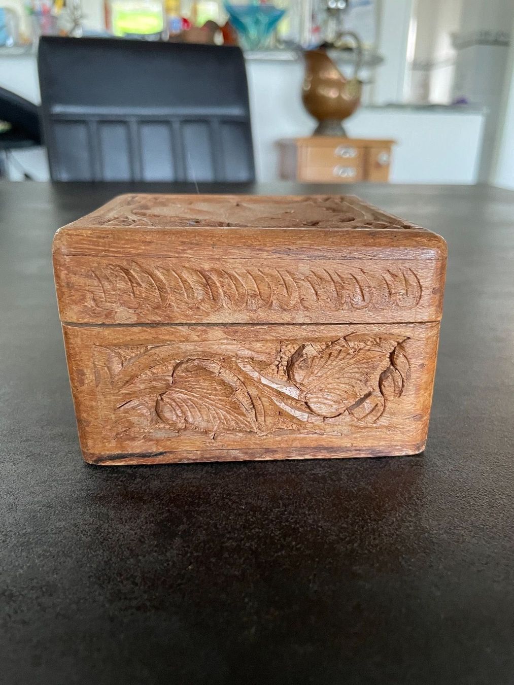 Dosen: Ancienne Boîte en Bois Sculpté – Gebraucht aus Vallamand von Bricbracbroc82 3