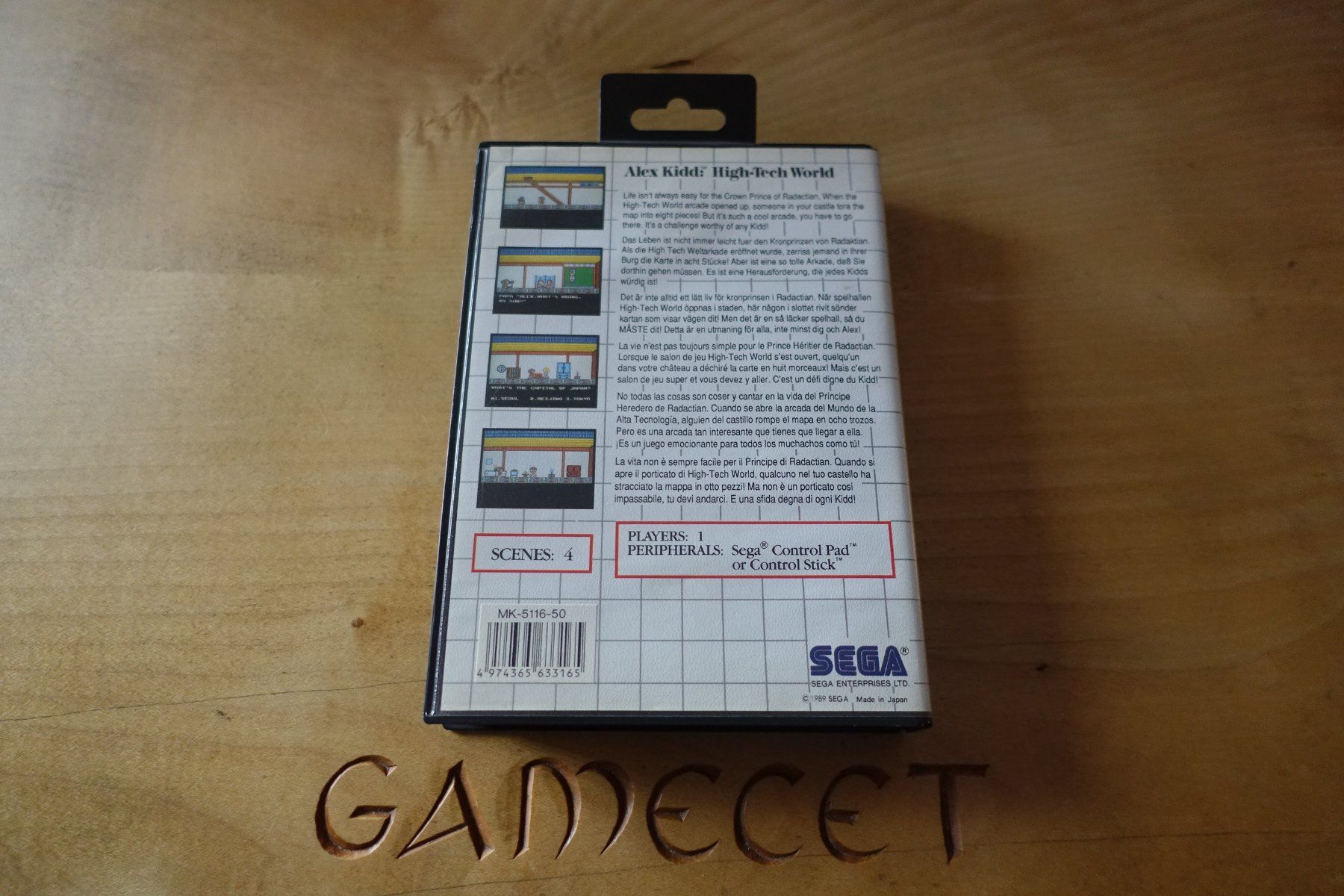 Sega Giochi: Alex Kidd: High-Tech World - Sega Master System – Usato da Steinach venduto da Gamecet 2