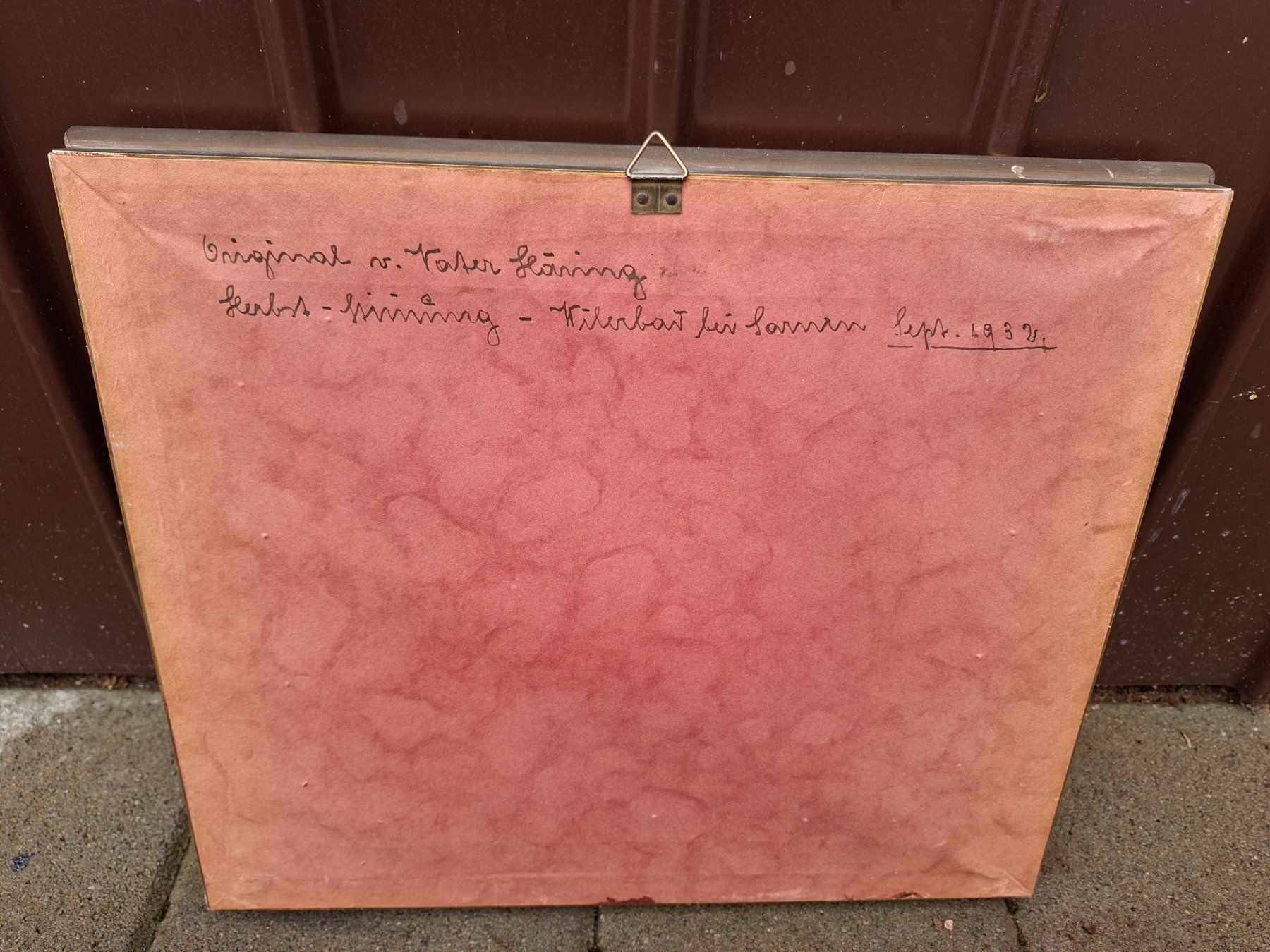 Tableaux: Herbstliches Ölgemälde im Goldrahmen, . – D'occasion à Schaffhausen par meteor7 3