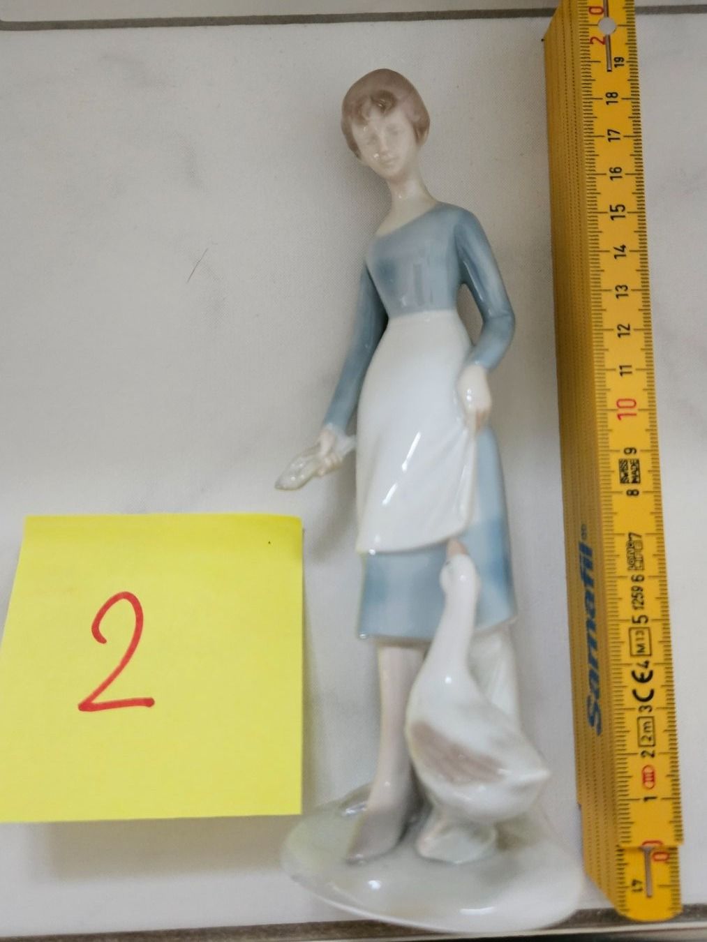 Statuette: Porzellanfigur Gänsehirtin – Usato da Meggen venduto da G7957c24