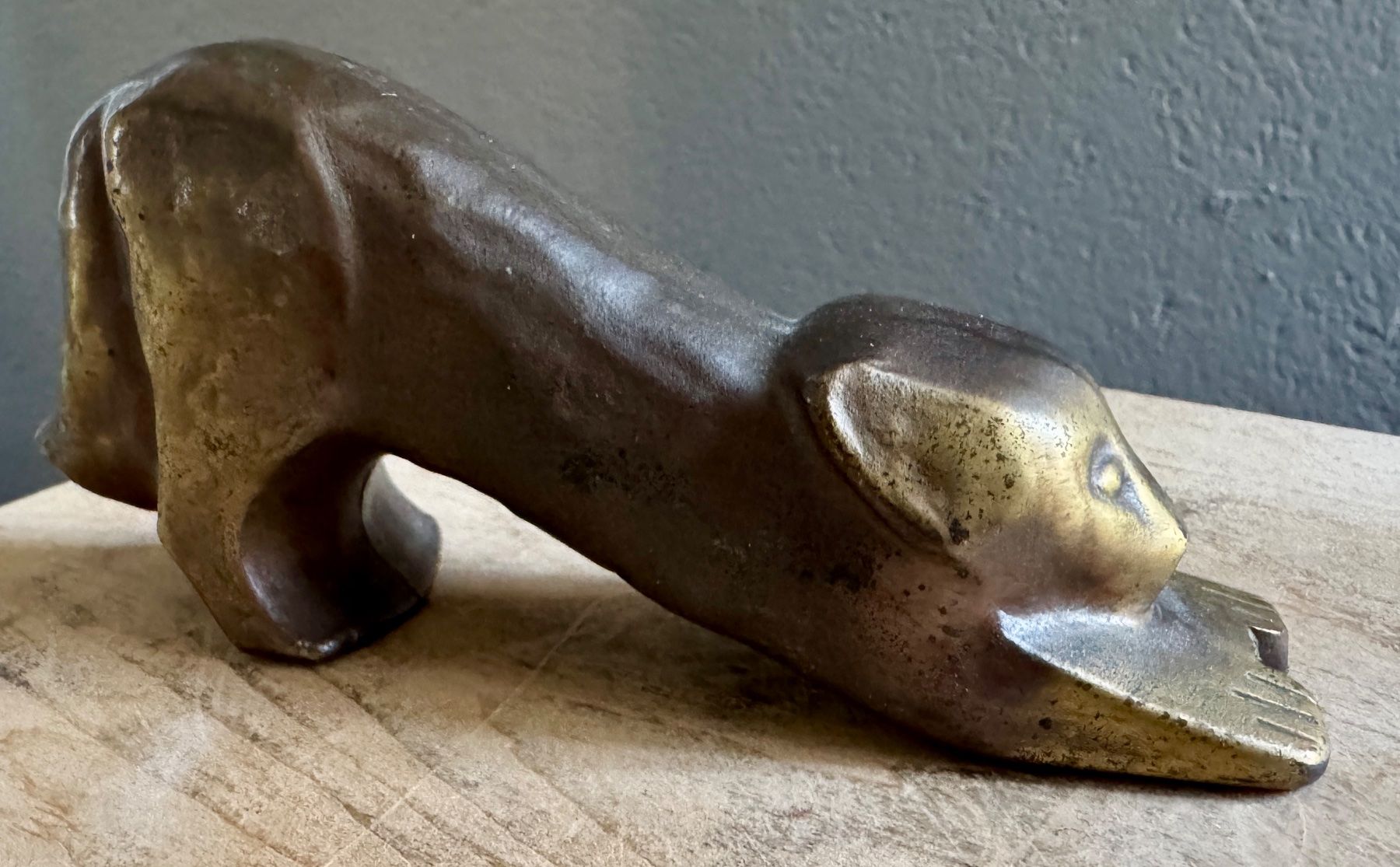 Bag Turgi Figurines: BAG TURGI - gestreckte Katze - Bronzefigur Figur Bronze – D'occasion à Rothrist par Luckywinner 1