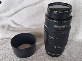 PREISSENKUNG: Canon Objektiv 70-210 mm mit Sonnenblende