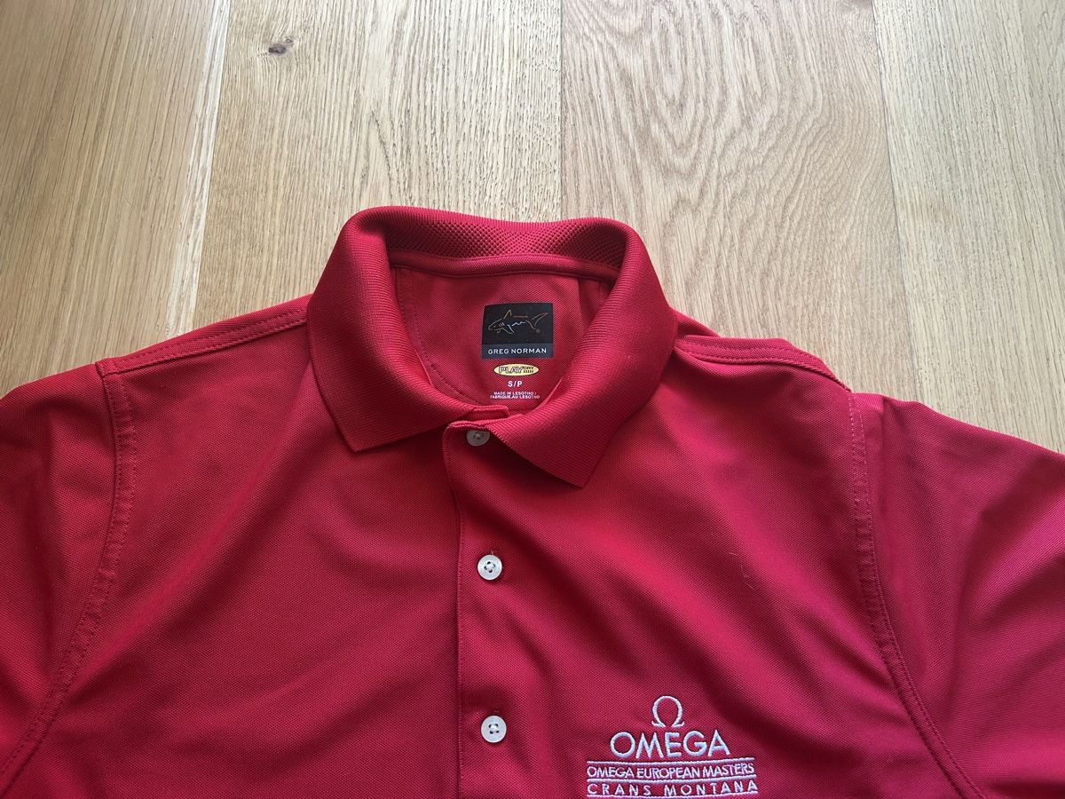 Polo-Shirts: Greg Norman, polo polyester, rouge,Taille L – Neu (gemäss Beschreibung) aus Lausanne von lavirgule 1