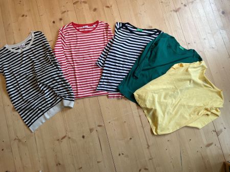 Set 5x Sweatshirt BENETTON / COTTON CANDY Gr. XL