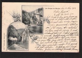 ^Les Gorges de Moutier , gel. 1900 UPU